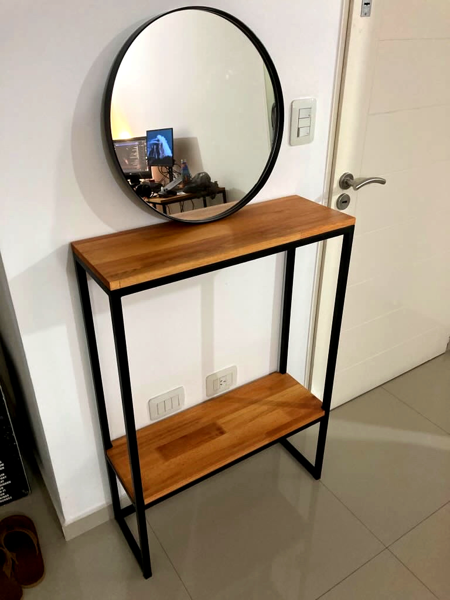 Recibidor Industrial Iron & Wood - Image 2